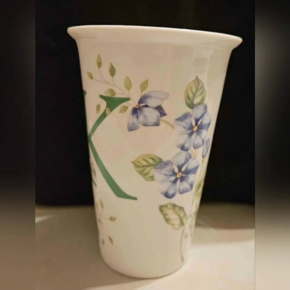 Lenox Butterfly Meadow Initial K Travel Mug